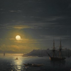 View of Constantinople in Moonlight